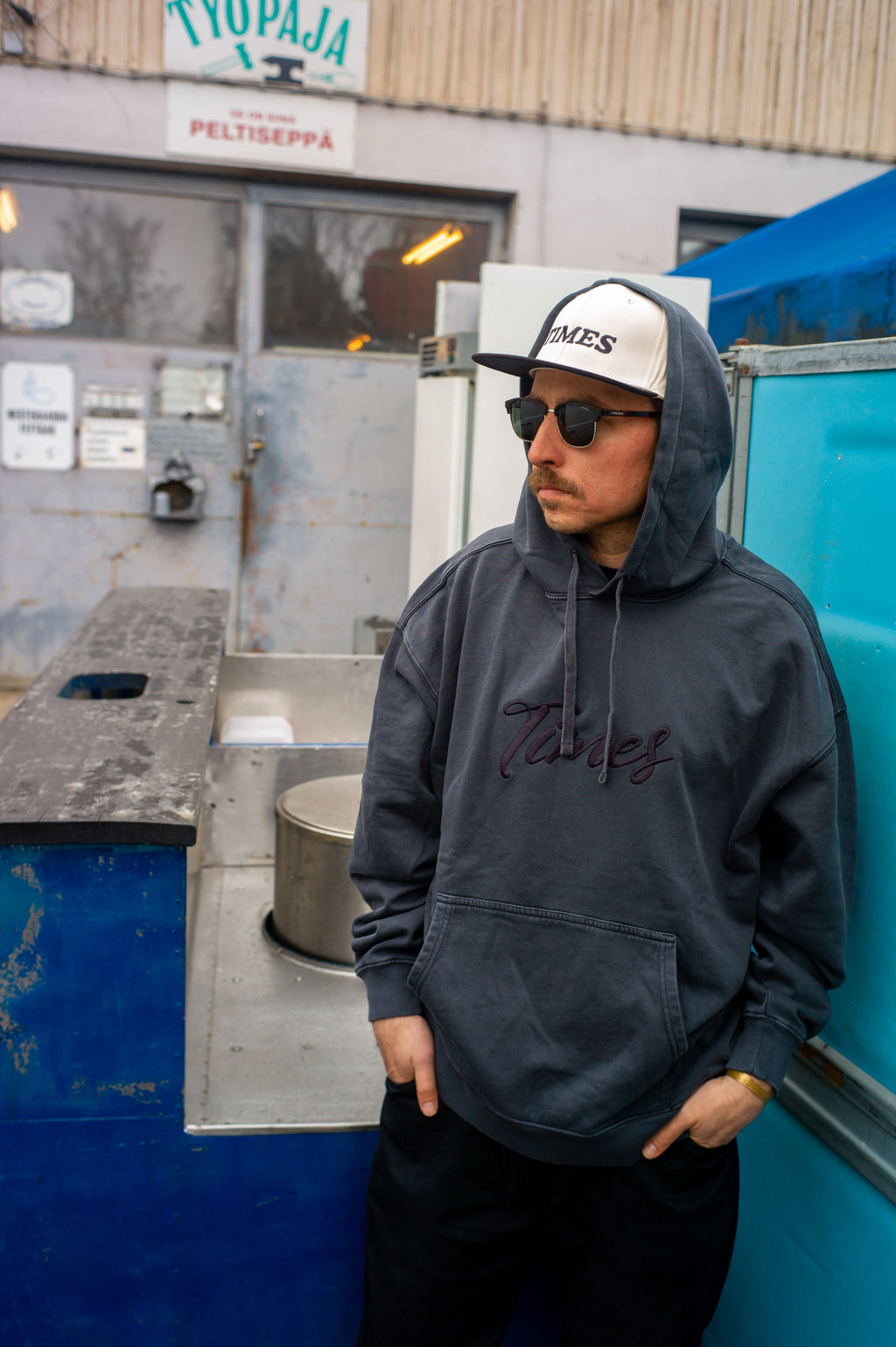 Dyed Cursive Hoody